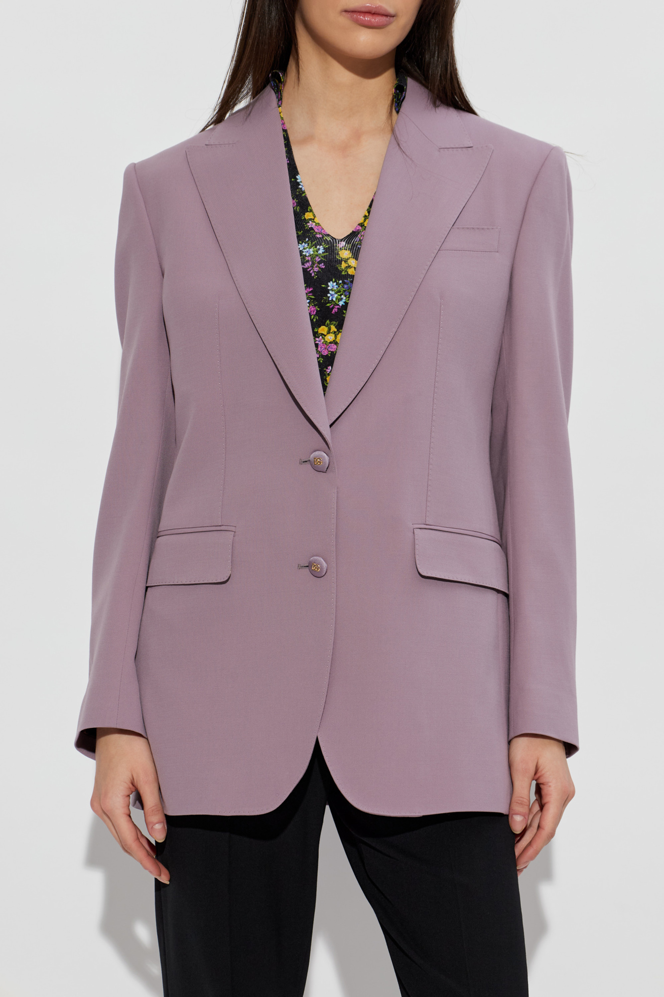 Dolce & Gabbana Wool blazer with single vent | Women's | Vitkac
